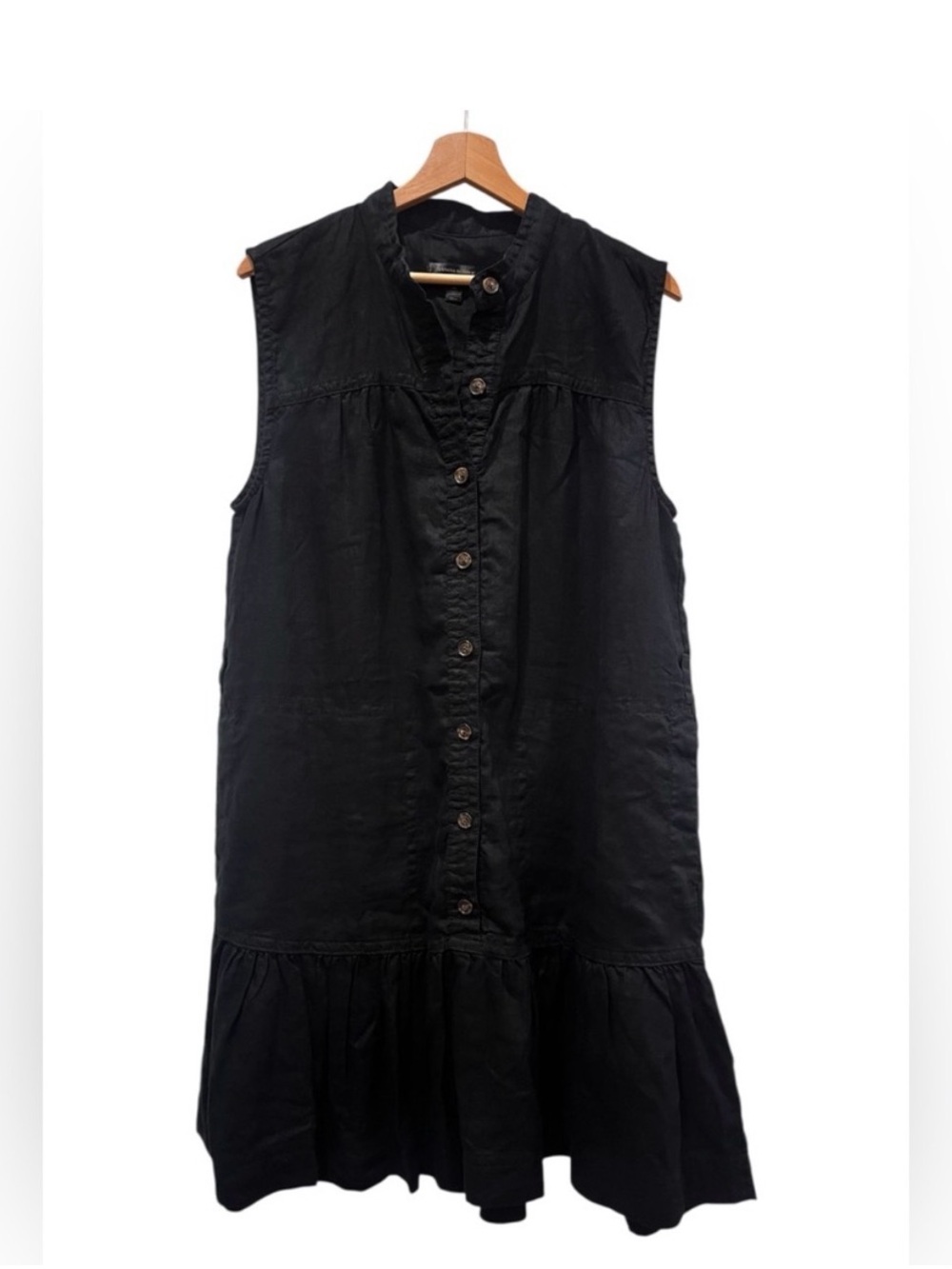 Banana Republic Black Sleeveless Midi Dress